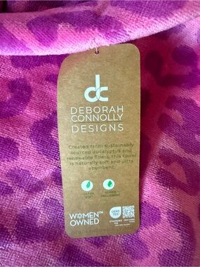 Pink & Purple Two-Tone Beach Towel